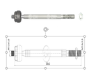 AXIAL DIRECCION RENAULT TWINGO 1.2 1994-2012