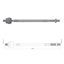 TERMINAL AXIAL RENAULT TWINGO 1993 - 2007 