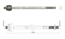 AXIAL DIRECCION FORD ECOSPORT 2.0 2013-2021 (DIRECCION ELECTROASISTIDA) (LARGO 313 MM)