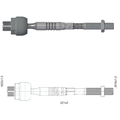 TERMINAL AXIAL FORD EDGE 09-15 MKX 07-15 L:220 RC:M22-1 50 RP:M16-1 50 TP:132N.M MTC:326N.M 