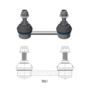 BIELETA BARRA ESTAB. TRAS MAZDA 626 MILENIO MATSURI 92 97