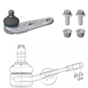 ROTULA SUSPENSION IZQ VOLKSWAGEN GOL 1.6 1.8 1995-2000 PARATI 1.6 1.8 1995-1998