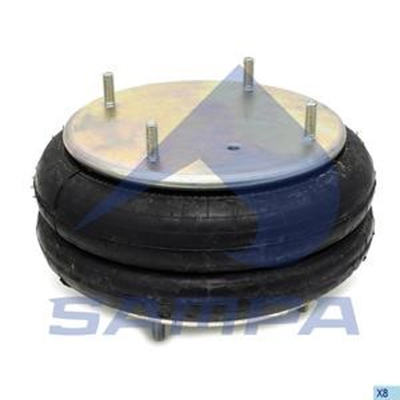 [66SP 557140] BOMBONA HAMBURGUESA LEVANTA EJE 2 CUERPOS CON TORNILLOS