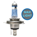 BOMBILLO HALOGENO H4 P43T-38 12V 55/60W FARO MAXLIGHT PERFORMANCE 110% MAS LUZ 40M + 20% LUMINOSIDAD PREMIUM DUOPACK 62193NBU GL59