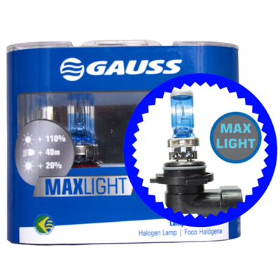 [28GL125] BOMBILLO HALOGENO 9006 P22D HB4 12V 51W FARO MAXLIGHT PERFORMANCE 110% MAS LUZ 40M20% LUMINOSIDAD PREMIUM DUOPACK 9006NBU 9006