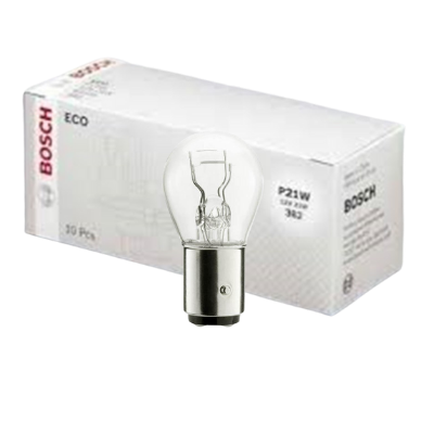 BOMBILLO INCANDESCENTE 1034 P21/5W BAY15D 12V X UNIDAD EMPAQUE CAJA X 10