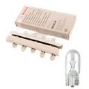 BOMBILLO INCANDESCENTE 2825 W5W W2.1X9.5D 12V T3.25  X UNIDAD EMPAQUE CAJA X 10