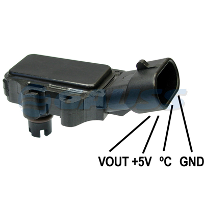 [32GI3350] SENSOR PRESION MULTIPLE (MAP) CHEVROLET CORSA EVOLUTION CHINOS 4 P