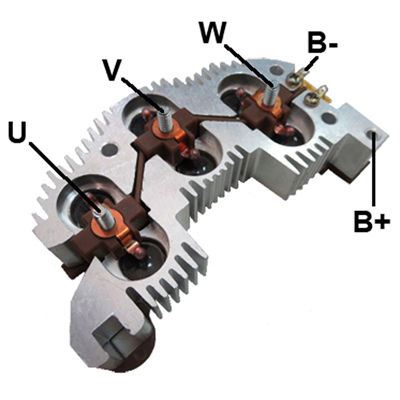 RECTIFICADOR 22SI 160AM 6X50A HEAVY DUTY (GA205 GA209) 10511353 TIPO DELCO