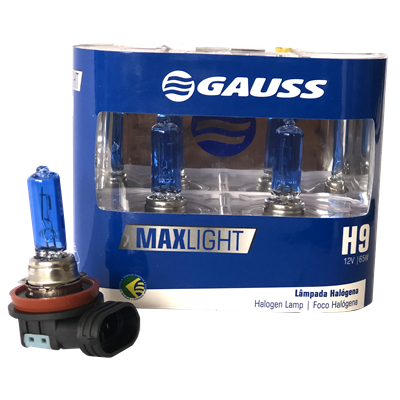 [28GL81] BOMBILLO HALOGENO H9 PGJ19-5 12V 65W FARO MAXLIGHT 110% MAS LUZ 5000K PREMIUM DUOPACK 64213CBA