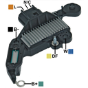 REGULADOR FORD FIESTA ECOSPORT 12 CONECTOR HORIZONTAL 3 L-N C-N C TIPO VISTEON (GA1890-GA1891)