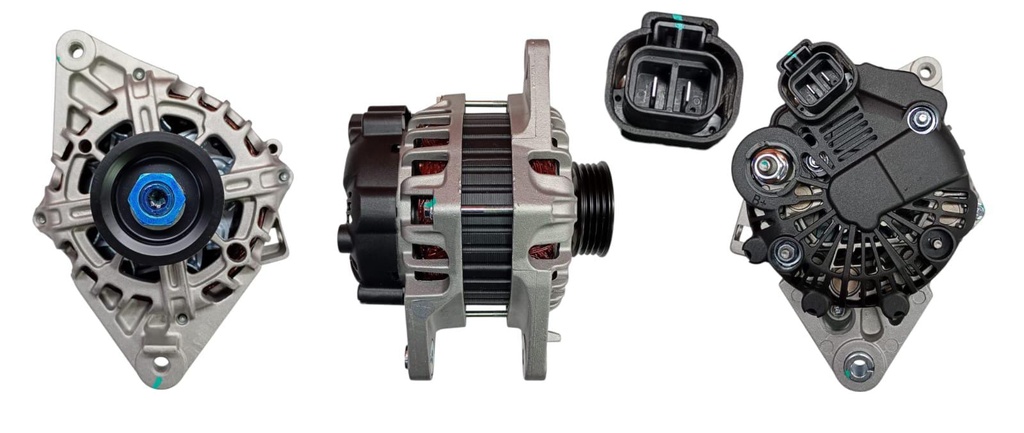 ALTERNADOR HYUNDAI ACCENT /ELANTRA /VERNA /GETZ /TUCSON /KIA RIO /CERATO 12V 90A 2P SEÑAL L-S 4PK VALEO