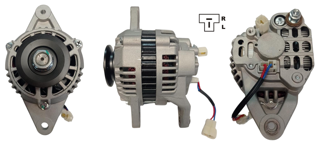 [30F650-18-300A] ALTERNADOR MAZDA 323 INYECCION /B2200 /626 BASE ANGOSTA 12V 55A 2P SEÑAL L-S 1V MITSUBISHI