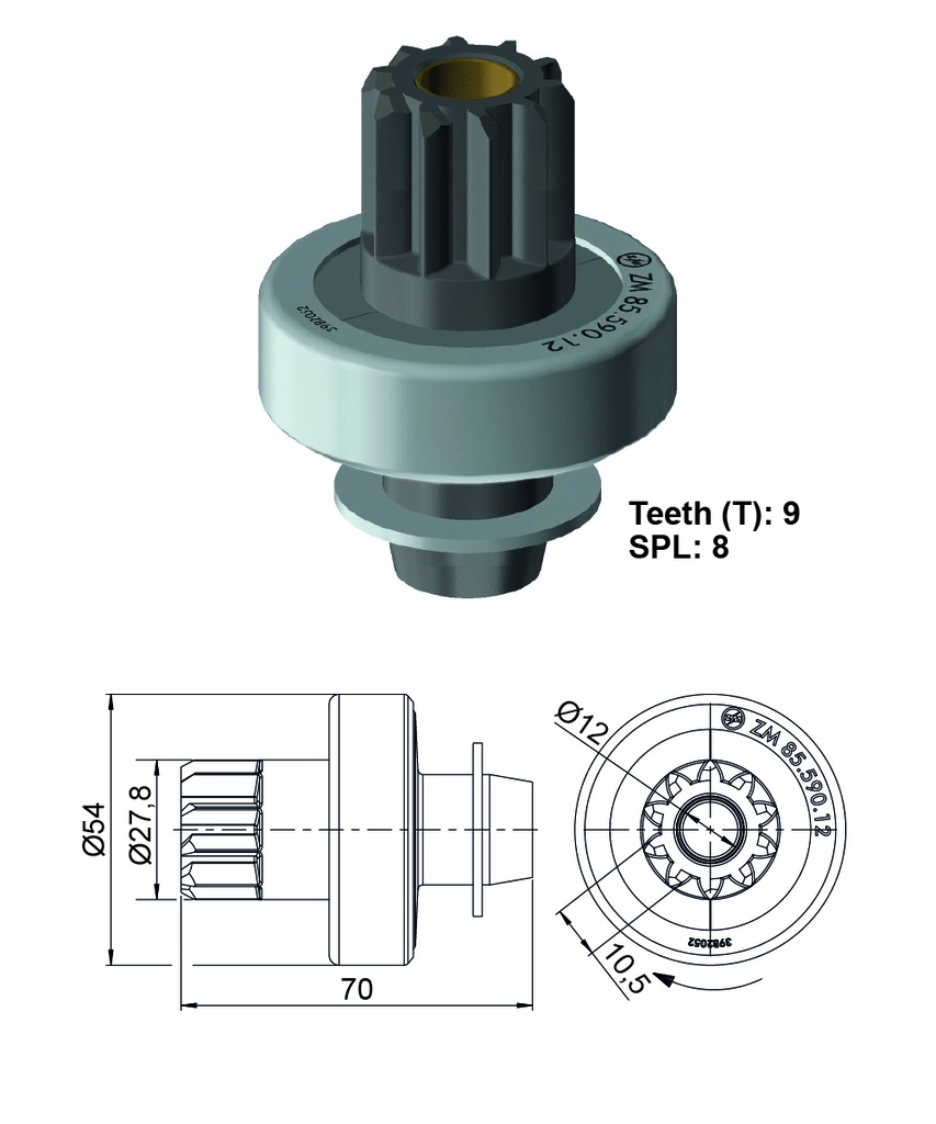 [858559012] BENDIX REXTON Y ACTION SSANGYONG