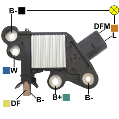 REGULADOR JEEP WRANGLER RENEGADE TIPO:B 12V F000BL07P3 51993773