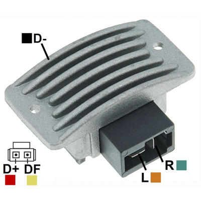 [07GA127] REGULADOR KIA PICK UP DIESEL 2700-3500 24 65 CONECTOR RECTO 2 TIPO POONG SUNG