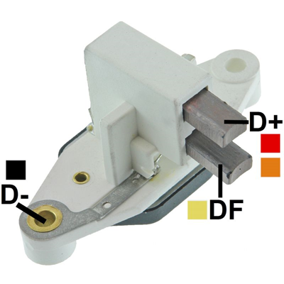 REGULADOR MB MERCEDES BENZ MV JOHN DEERE 12 90 CON ESCOBILLAS TIPO BOSCH (GA1277)
