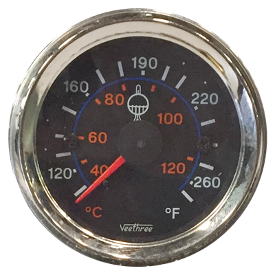 [16050839] MARCADOR TEMPERATURA AGUA MECANICO 200" 5.08M ARO CROMADO