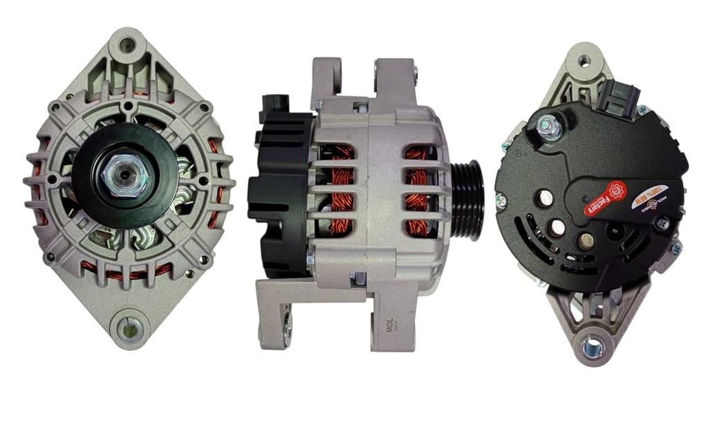 ALTERNADOR CHEVROLET COBALT S10 VECTRA 12V 90AMP 9:5PK T:VALEO 3P (GA994 GA1824) 93312974 2220239A 70018 SG9B082