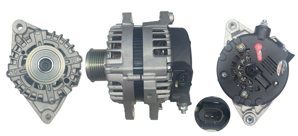 ALTERNADOR HYUNDAI H-1 STAREX 2.5 CRDi /H300 2.5 CRDi /KIA SORENTO 2.5 CRDi 12V 130A 3P SEÑAL C-L-FR 7PK VALEO