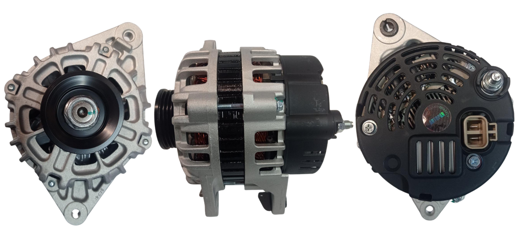 [6937300-23600] ALTERNADOR HYUNDAI ACCENT ELANTRA GETZ TUCSON KIA CERATO KIA RIO 12V 90AMP PYTORNILLO AJUS 2P P:4PK T-MANDO V:INT(GA419 GA1219)