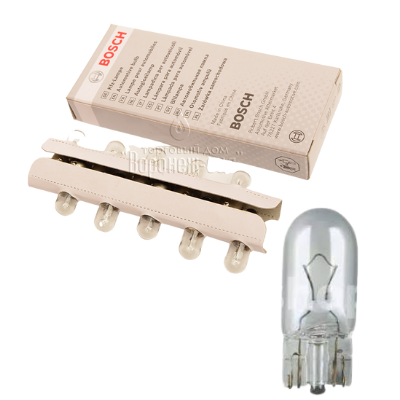 [CB1987302818] BOMBILLO MINIATURA T-10 1X9.5D W3W 12V 3W TABLERO ECO LINE STD CAJA X 10 UND 2821 GL2821 12961