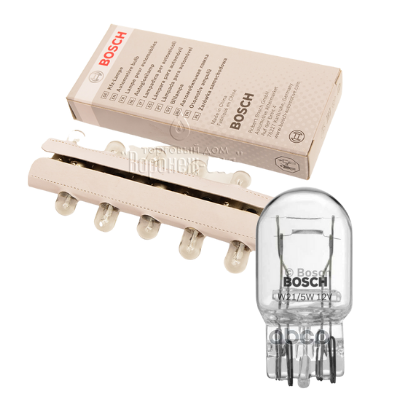 [CB1987302823] BOMBILLO MINIATURA T-20 12V 21-5W 2 FILAMENTOS TABLERO ECO LINE STD CAJA X 10 UND 1987302823 7515 GL7515 12066