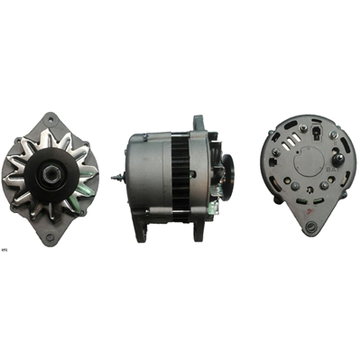 ALTERNADOR MAZDA TURBO /CHEVROLET NPR /NKR /MITSUBISHI CANTER ADAPATACIONES SIN BOMBA 24V 40A SEÑAL L-S 2V HITACHI