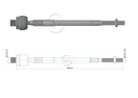 AXIAL DIRECCION MAZDA 323 1.3 1.5 1989-2004