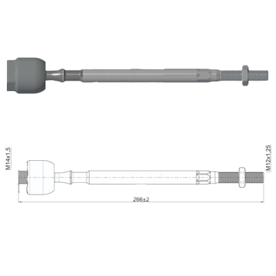 TERMINAL AXIAL CHEVROLET SPRINT 84-89 SWIFT 1983-89 96052292 48830-82000