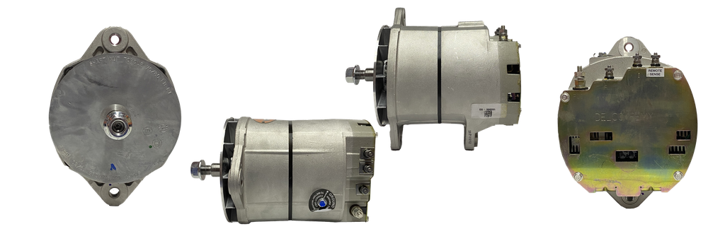 ALTERNADOR 36SI INTERNATIONAL /KENWORTH /MOTORES CUMMINS ISX /ISM /ISL /CATERPILLAR C12 /C13 /C15 /DETROIT DD13 /DD15 /DD16 J180 MOUNT 24V 105A 1P SIN POLEA DELCO