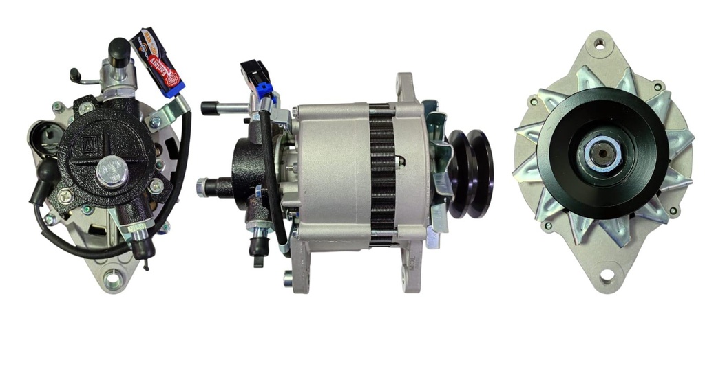 [268-94472-330-0] ALTERNADOR ADAPTACION HITACHI MV 24V 40AMP BOMBA PEQUEÑA POLEA SENCILLA NEW