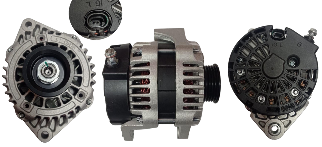 ALTERNADOR CHEVROLET SPARK GT /N200 /N300 12V 60A 2P SEÑAL L-DFM 4PK DELCO