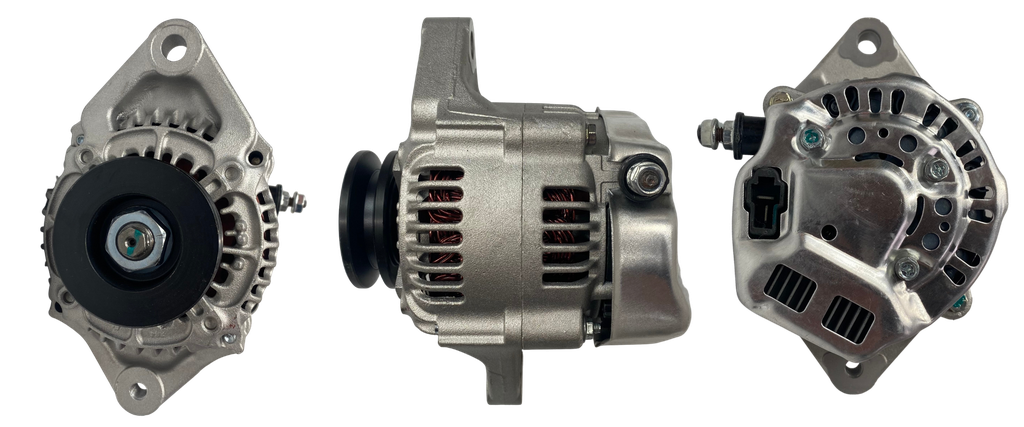 ALTERNADOR MONTACARGAS YALE /HYSTER /JOHN DEREE 4010 /MOTORES YANMAR 3TNV88 /3TNE78A /3TNE68 /3TNA72 /3TN66 12V 55A 2P SEÑAL L-S 1V DENSO