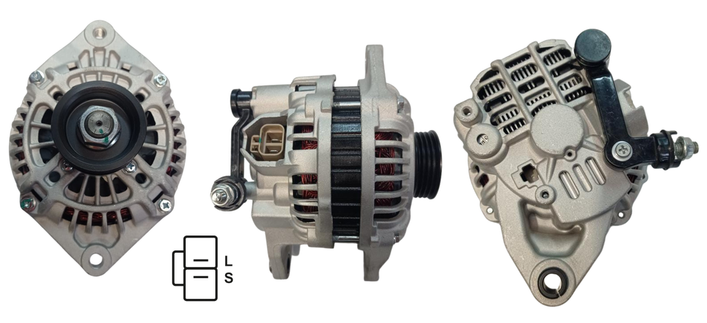 ALTERNADOR MAZDA 626 MATSURI 2.0 12V 90A 2P SEÑAL L-S 4PK MITSUBISHI