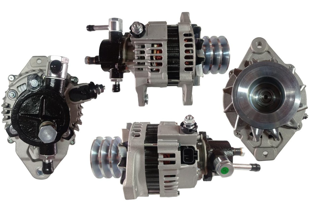 ALTERNADOR CHEVROLET NPR 2000-2011 MOTORES ISUZU 4BD /4HE1 BOMBA GRANDE 12V 90A 2P SEÑAL L-S 3V HITACHI
