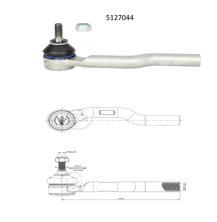 [51ZM-27011743] TERMINAL EXTERNA DIRECCION HONDA CITY FIT