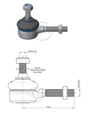 TERMINAL EXTERNA DIRECCION RENAULT KWID