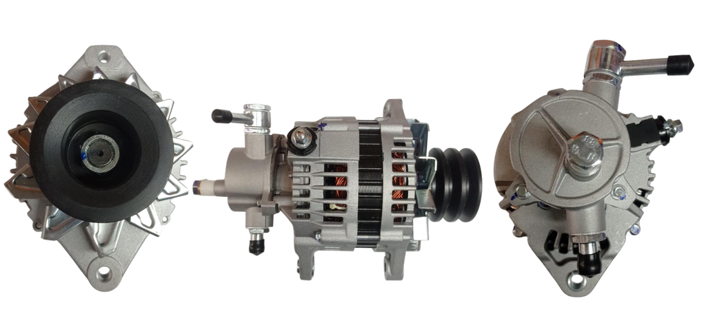 ALTERNADOR CHEVROLET NPR 2000-2011 MOTORES ISUZU 4BD /4HE1 BOMBA GRANDE 12V 110A 2P SEÑAL L-S 3V HITACHI