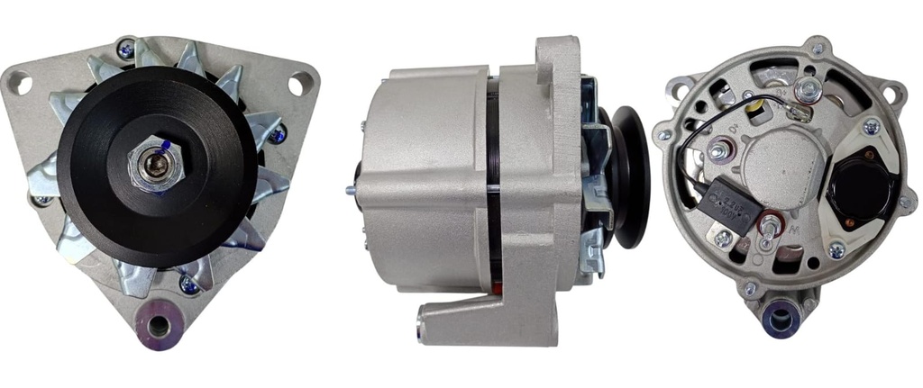 [649-120-080-113] ALTERNADOR MERCEDES BENZ CAMION /MASSEY FERGUSSON /MOTORES DEUTZ UNIVERSAL 3 OREJAS 12V 65A 1P 2V BOSCH