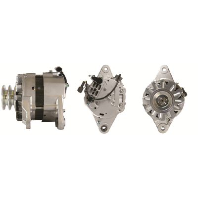 [64A4TU5486] ALTERNADOR HITACHI EX200-6 /EX210-6 /ZAXXIS 200 /210 /JOHN DEERE 450DLC /MOTORES ISUZU 6BG /6BG1 OREJA LARGA 24V 60A 2P SEÑAL L-R 2V MITSUBISHI