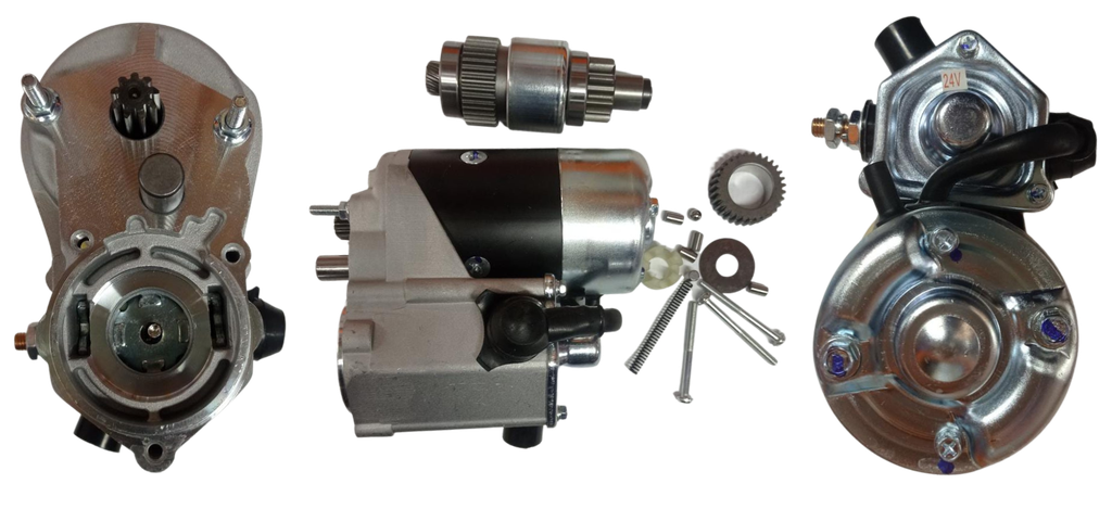 ARRANQUE NIPONDENSO UNIVERSAL SIN CHOROTE ADAPTACIONES NPR /HINO /CUMMINS /AGRALE 24V 11T 2.5KW CW DENSO