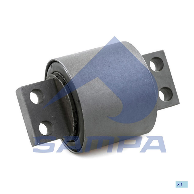 [66030.039] CORBATIN BARRA DE REACCION VOLVO BUS Y CAMION D: 91 X 5 X 110MM DOBLE HUECO OEM 1598588