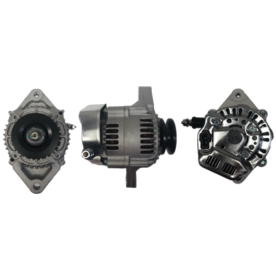 [6916231-64011] ALTERNADOR MONTACARGAS YALE /HYSTER /JOHN DEREE 4010 /MOTORES YANMAR 3TNV88 /3TNE78A /3TNE68 /3TNA72 /3TN66 12V 40A 2P SEÑAL L-S 1V DENSO