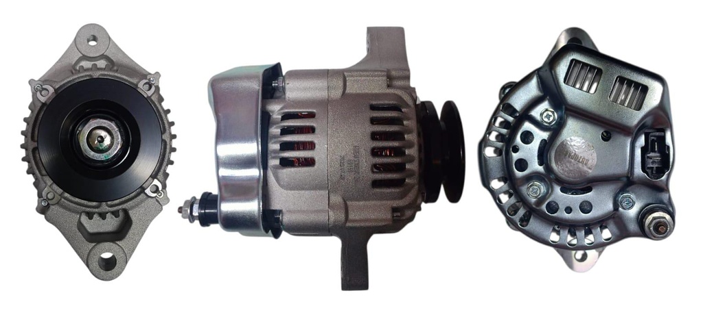 ALTERNADOR MONTACARGAS YALE /HYSTER /JOHN DEREE 4010 /MOTORES YANMAR 3TNV88 /3TNE78A /3TNE68 /3TNA72 /3TN66 12V 40A 2P SEÑAL L-S 1V DENSO