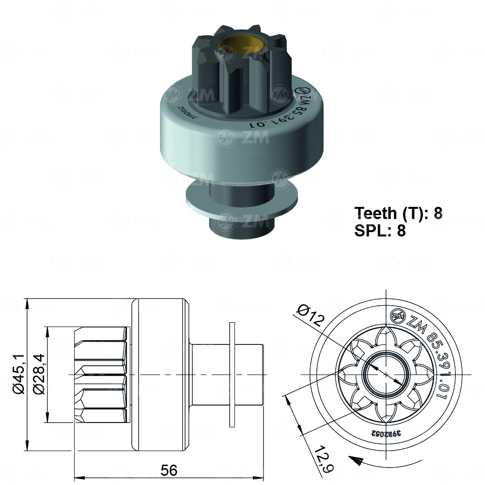 [858539101] BENDIX HYUNDAI ACCENT ATOS GETZ KIA CERATO SEPIA