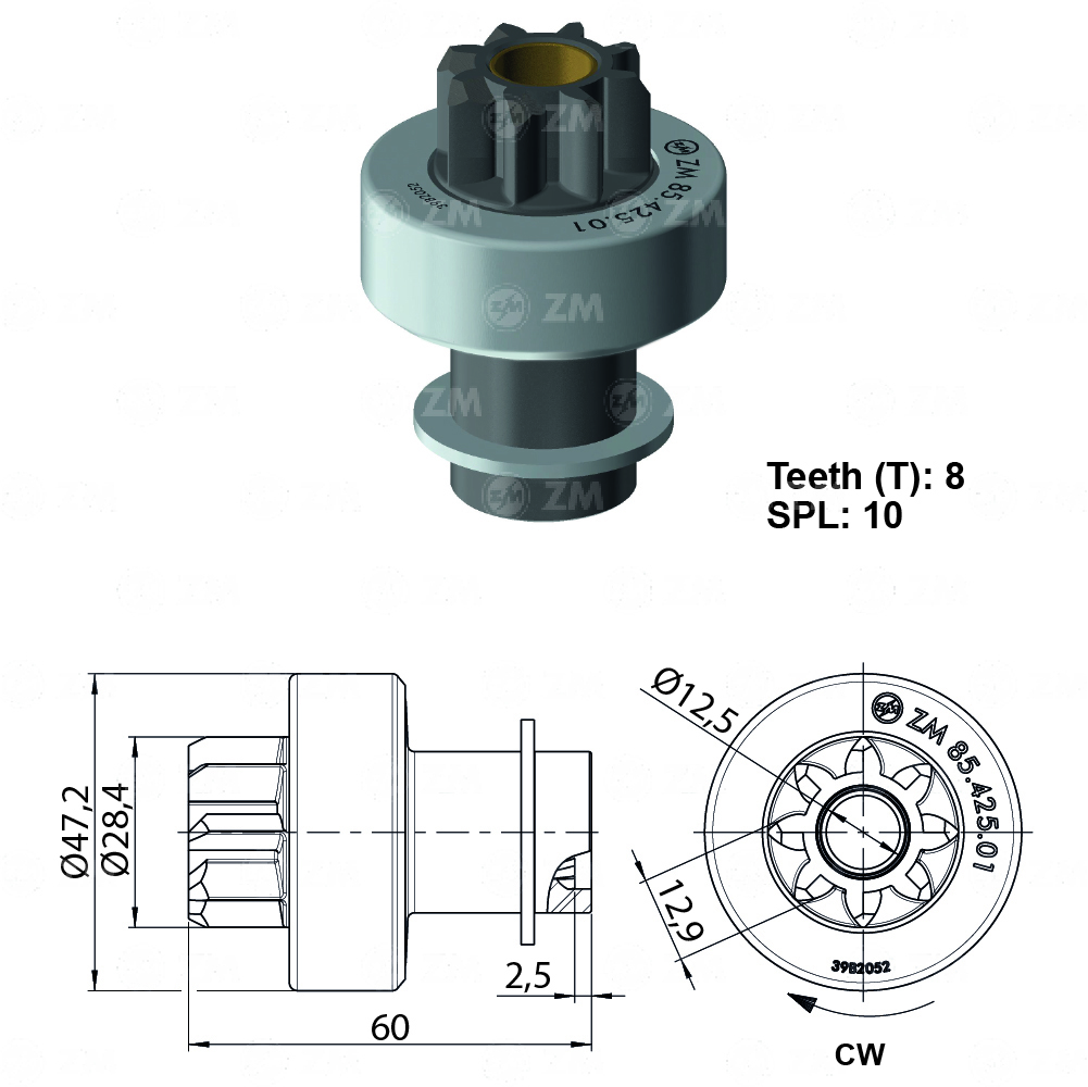 [858542501] BENDIX CHEVROLET SPRINT SWIFT CHANA HAFEI CHINOS 1.3 1.0 8D
