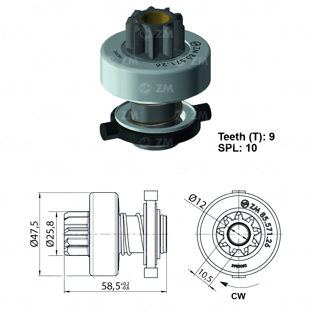[858557126] BENDIX RENAULT 9 19 PEUGEOT BMW CHEVROLET MONZA CORSA 9D TIPO BOSCH