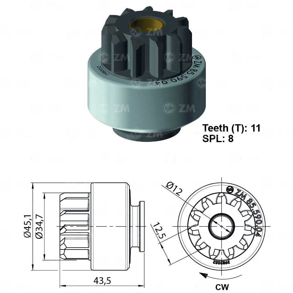 [858559004] BENDIX FORD ECO SPORT FOCUS 2.0