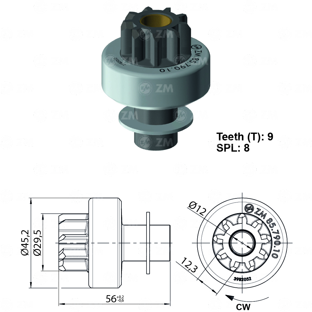 [858579010] BENDIX MAZDA 626 MILENIO =450 T-9